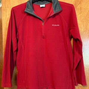 Columbia Red Fleece Pullover